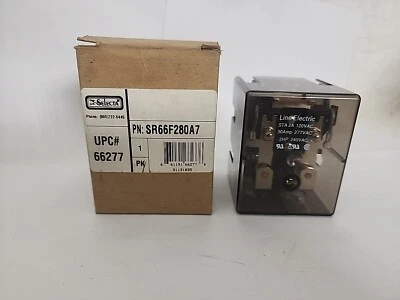 Selecta - Relay Power DPDT 120VAC Coil 30-Amp 2-pole Flange Mount - SR66F280A7 - Image 1 of 2