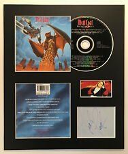 MEATLOAF - Signed Autographed - BAT OUT OF HELL II - Album Display