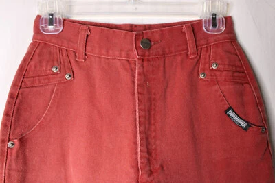 Denim Roughrider 1980's High Waisted Tapered Leg Jeans Pants Punk Grunge Womens - Image 1 of 4