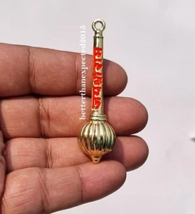 Atractiva arma de latón Lord Hanuman Bajrangbali Gada Hanuman buena calidad-2 piezas - Imagen 1 de 4