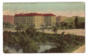 HOTEL SOMERSET Commonwealth Ave Boston Massachusetts MA Postcard DB 1912 - Picture 1 of 2