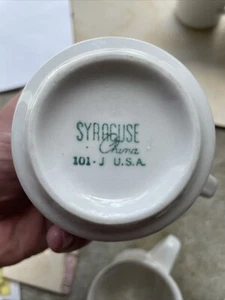(x4) Vintage Syracuse Mug Set (1972) - Picture 1 of 2