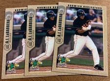 AJ LABARBERA 2005 Grandstand Norwich Navigators 3 card lot PWE SHIP