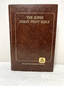 SUPER GIANT PRINT BIBLE Chronicles~Malachi Old Testament Time Gospel Hour Large - Imagen 1 de 2
