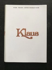 KLAUS Netflix FYC 2019 Jason Schwartzman animation BLU-RAY RARE!!! - Picture 1 of 4