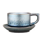 225 Luxury Tenmoku Coffee Cup And Saucer Set Porcelain Tea Cup 210Ml/Jian Zhan