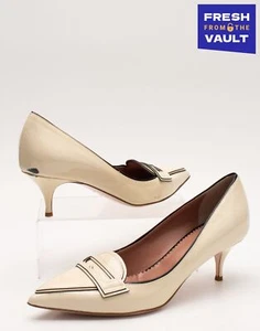 RRP€450 RED VALENTINO Patent Leather Court Shoes US7 UK4 EU37 Made in Italy - Picture 1 of 11