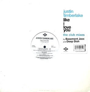 JUSTIN TIMBERLAKE - LIKE I LOVE YOU - 12” VINYL RECORD - 2000S R&B DANCE HOUSE - Imagen 1 de 6