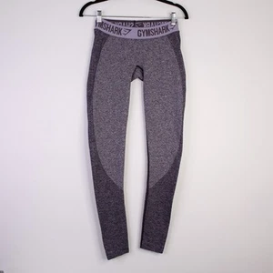 Gymshark Seamless Purple Workout Leggings Women’s S-M High Waist Fitness - Picture 1 of 8