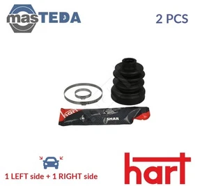 451 525 CV JOINT BOOT KIT PAIR HART 2PCS FOR DAIHATSU CHARADE IV,APPLAUSE - Picture 1 of 5