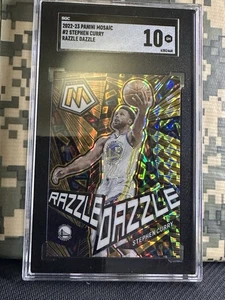 2022-23 Panini Mosaic Stephen Curry Razzle Dazzle #2 SGC 10 - Picture 1 of 2
