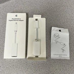 MD463ZMA Offizieller Apple Adapter Thunderbolt auf Gigabit Ethernet - Kostenloser Versand - Bild 1 von 3