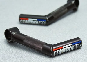 Control Tech Team Issue Aluminum Bar Ends, Black, Long/L/J-Bend - Picture 1 of 6