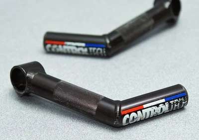 Control Tech Team Issue Aluminum Bar Ends, Black, Long/L/J-Bend - Image 1 of 4