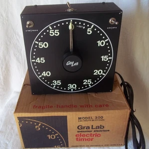 Gralab Model 300 Professional Darkroom Timer 1 sec to 60 min Working - Picture 1 of 7