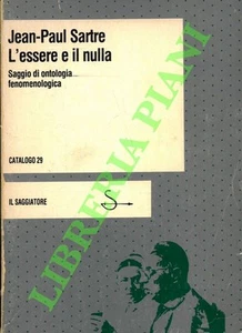 SARTRE Jean-Paul - L'essere e il nulla. Saggio di ontologia fenomenologica. - Foto 1 di 1
