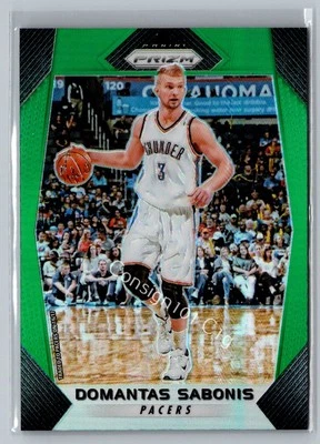 2017-18 Panini Prizm #228 Domantas Sabonis Prizms Green - Image 1 of 2