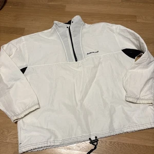 Vintage 90’s Surf Style Pullover 1/2 Zip Windbreaker Jacket Men’s L/XL Vtg - Picture 1 of 19