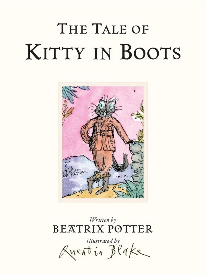 The Tale of Kitty In Boots by Beatrix Potter (English) Hardcover Book - Image 1 of 1