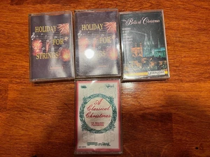 4 Vintage Christmas Cassette Lot! - Picture 1 of 4