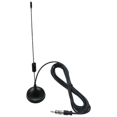 Vehicle Radio Antenna Practical Signal Reception Magnet Base AM/FM Radio Antenna - Image 1 of 4