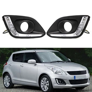 LED Daytime Running Lights DRL Fit Suzuki Swift 2014 2015 2016 - Picture 1 of 10
