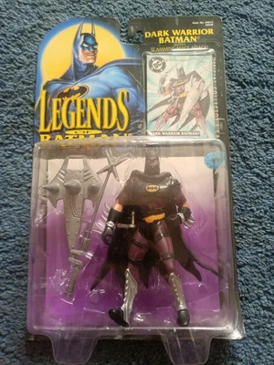 Legends of Batman Dark Warrior Batman con Slamming Mace Attack Kenner 1995 Foto 1 de 3