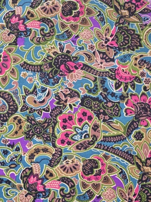 Bufanda Retro Polien Cabeza Bárbara Floral Funky Psicodélica 8x58 Multifuncional Foto 1 de 4