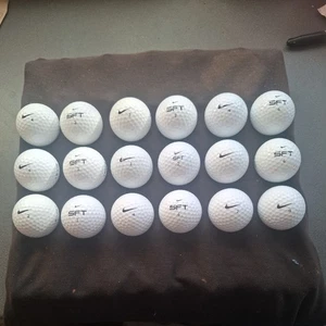 Nike SFT  Golf balls x 18 grade 1 great condition. - Picture 1 of 2