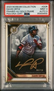 2023 Topps Museum Coll #DOR David Ortiz Framed Auto Autographed Signed Card POP1 - Picture 1 of 4
