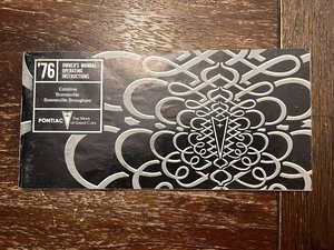 1976 Pontiac - Catalina / Bonneville / Braougham - Factory Owner's Manual - Bild 1 von 3