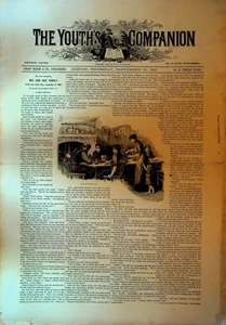 The Youth's Companion September 29 1887 Charleston Summerville Earthquake - Bild 1 von 2