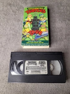 Teenage Mutant Ninja Turtles: The Making of Coming Out of Their Shells Tour VHS - Picture 1 of 5