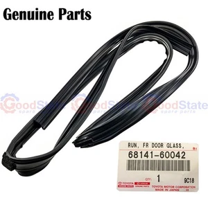 Genuine Toyota LandCruiser HDJ100 FZJ105 Front RH Door Window Channel Rubber - Picture 1 of 8