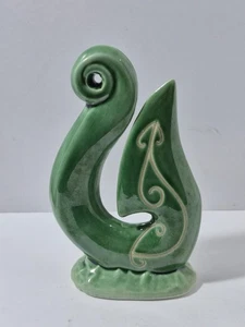 New Zealand Ceramic Sculpture Manaia Fish Hook Spiritual Guardian & Protector - Bild 1 von 11