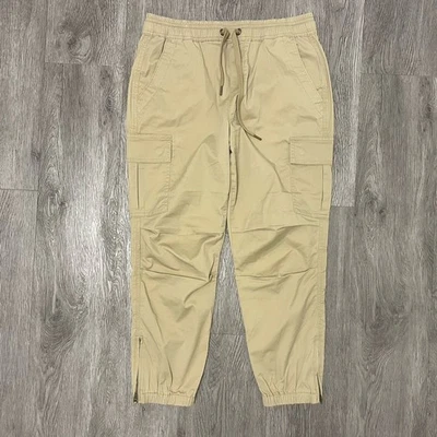 Брюки женские Polo Ralph Lauren небольшие бежевые для бега трусцой потовые на лодыжке капри походные - Изображение 1 из 4