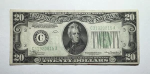 Billete de 20 dólares de la Reserva Federal de 1934, Filadelfia, Pensilvania - Imagen 1 de 2