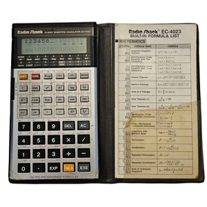 Calculadora de fórmula científica programable Radio Shack EC-4023 probada de colección - Imagen 1 de 5