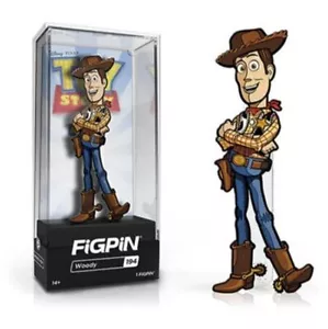 Pin de coleccionista esmalte Woody FiGPiN #194 Disney Toy Story 4 TOTALMENTE NUEVO - Imagen 1 de 7