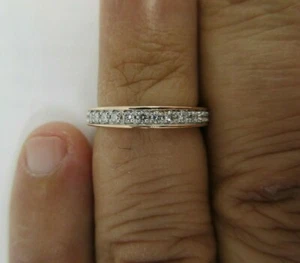 14K Rose Gold Diamond Wedding Band Diamond=3/4 Carat F-VS1 Value=$4,500 - Bild 1 von 11