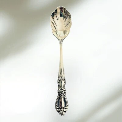 1847 Rogers Bros. Silver Plate GRAND HERITAGE Sugar Shell Spoon 5.75” 1968 - Image 1 of 3