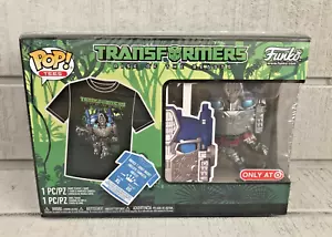 TRANSFORMERS Rise of the Beasts Funko Pop OPTIMUS PRIME Figure & XL T-Shirt NIP - Picture 1 of 7