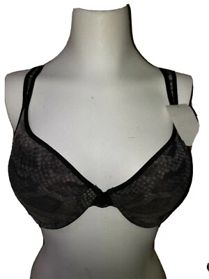 Sujetador con aros Goddess ligeramente forrado diseño negro gris talla 34C Foto 1 de 4