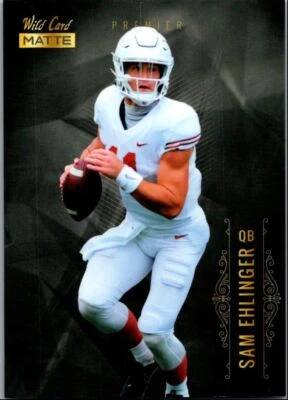 2021 Wild Card Matte Sam Ehlinger Texas Longhorns #MBC24 - Image 1 of 2