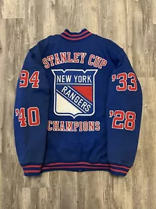 Chaqueta De Colección G-III Sports Por Carl Banks NHL NY Rangers Stanley Cup Champions - Imagen 1 de 10