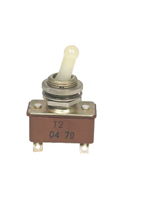 T2 SOVIET TOGGLE SWITCH 2 POSITION ON/OFF 3A 220V 5A 127V NEW LOT OF 5 Pcs. - Picture 1 of 5