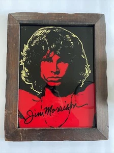 Jim Morrison Vintage Red Black And Gold Picture - Picture 1 of 4