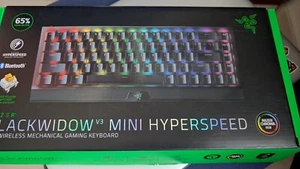 Razer BlackWidow V3 Mini HyperSpeed Tastiera da Gioco Meccanica - Nero (US... - Foto 1 di 4