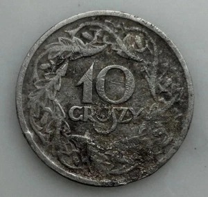 10 Groszy 1923 Polen Erste Republik, original - Bild 1 von 2