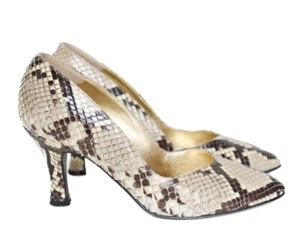 Zapatos genuinos de piel de serpiente para corte Rosina vintage 36.5 / 3.5 - Imagen 1 de 7